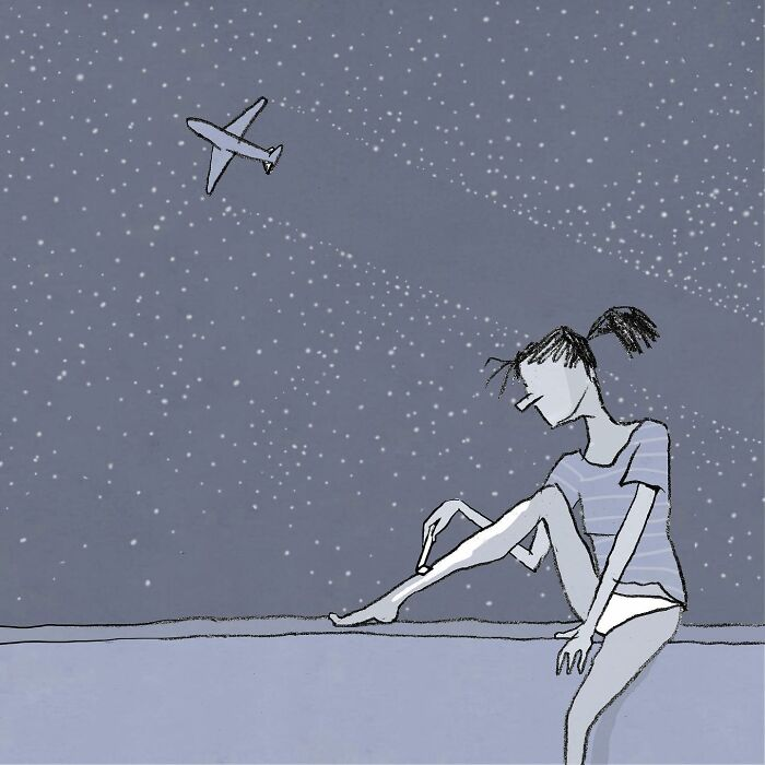 28. The sky mirroring the shaving session