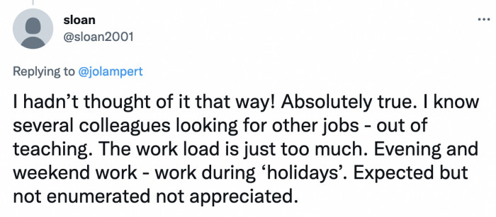30. They are expected to perform tasks that are beyond their job description and work hours, but their paycheck doesn't reflect it.