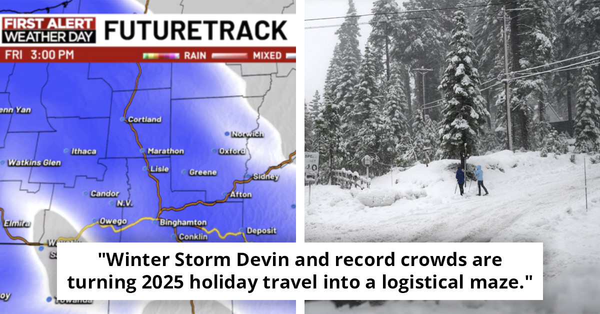 Weather advisory issued for 60 million residents in these regions as specialists caution about potential travel disruptions after Christmas