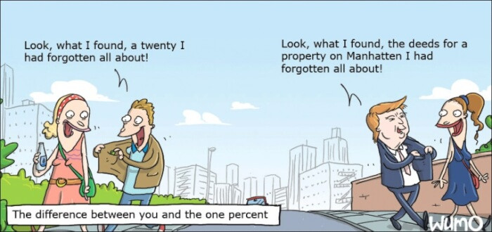 11. Normal people (us) vs. the 1%