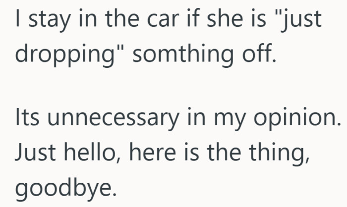 Hello, handoff, goodbye. Efficient and unapologetic.