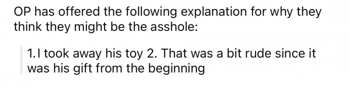 OP thinks she might be the a-hole for the following reason: