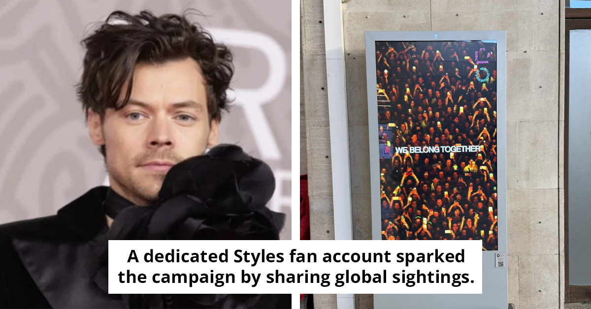 Cryptic Harry Styles Billboards Are Showing Up Worldwide and Everyone's Got Theories