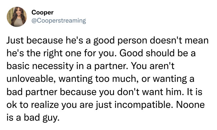 12. Good does not mean right