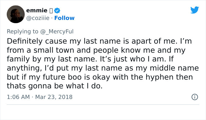 23. The Name is a Part of the Person