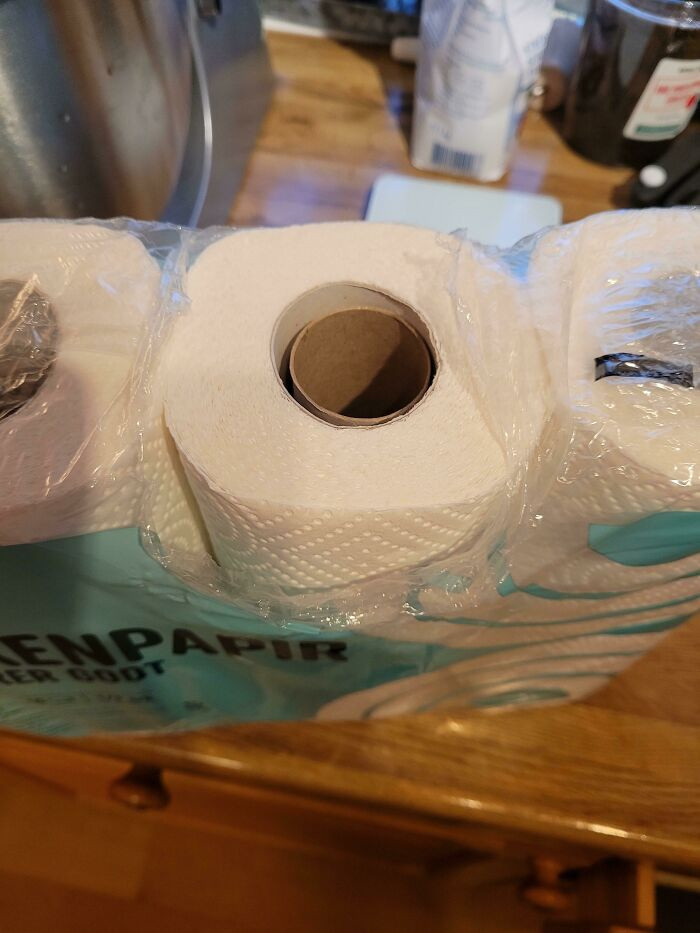 17. Notice the subtle reduction in the paper towel (old roll core added for comparison).