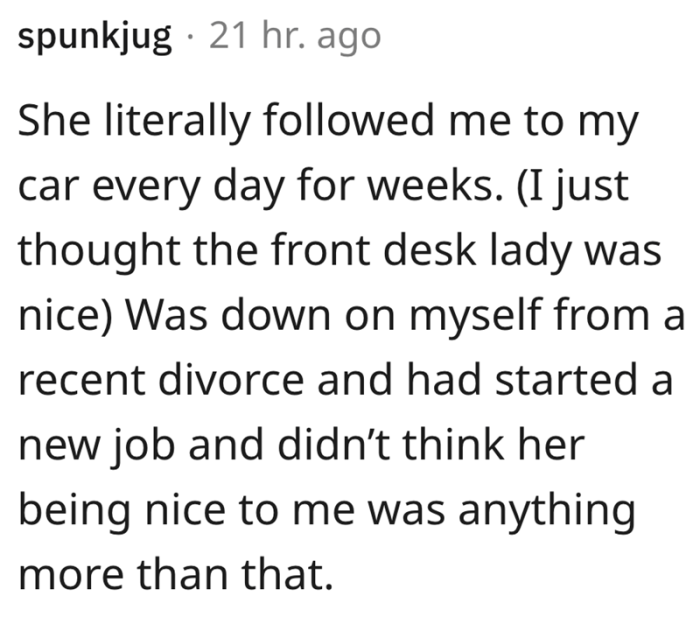 15. What a nice lady!