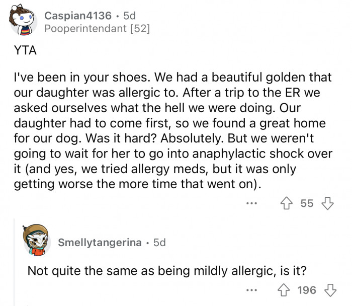 This user went through a similar experience and thinks OP is the a-hole.