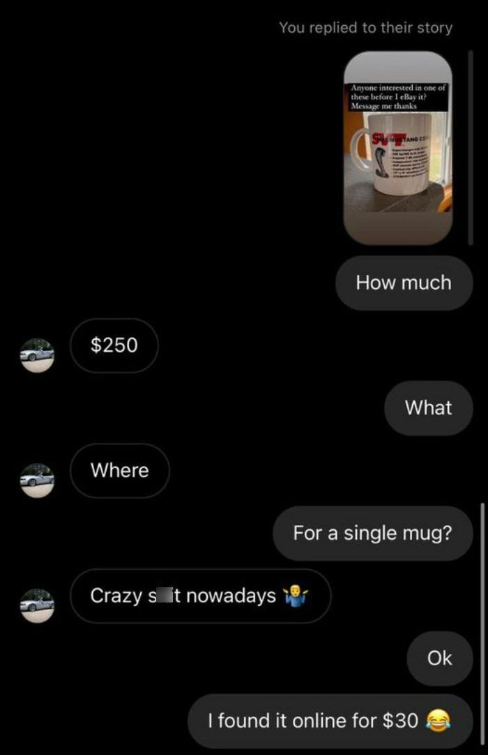 19. I'd just slide off the chat