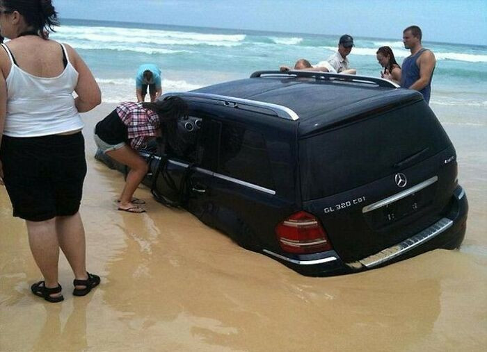 "Driving In Sand"