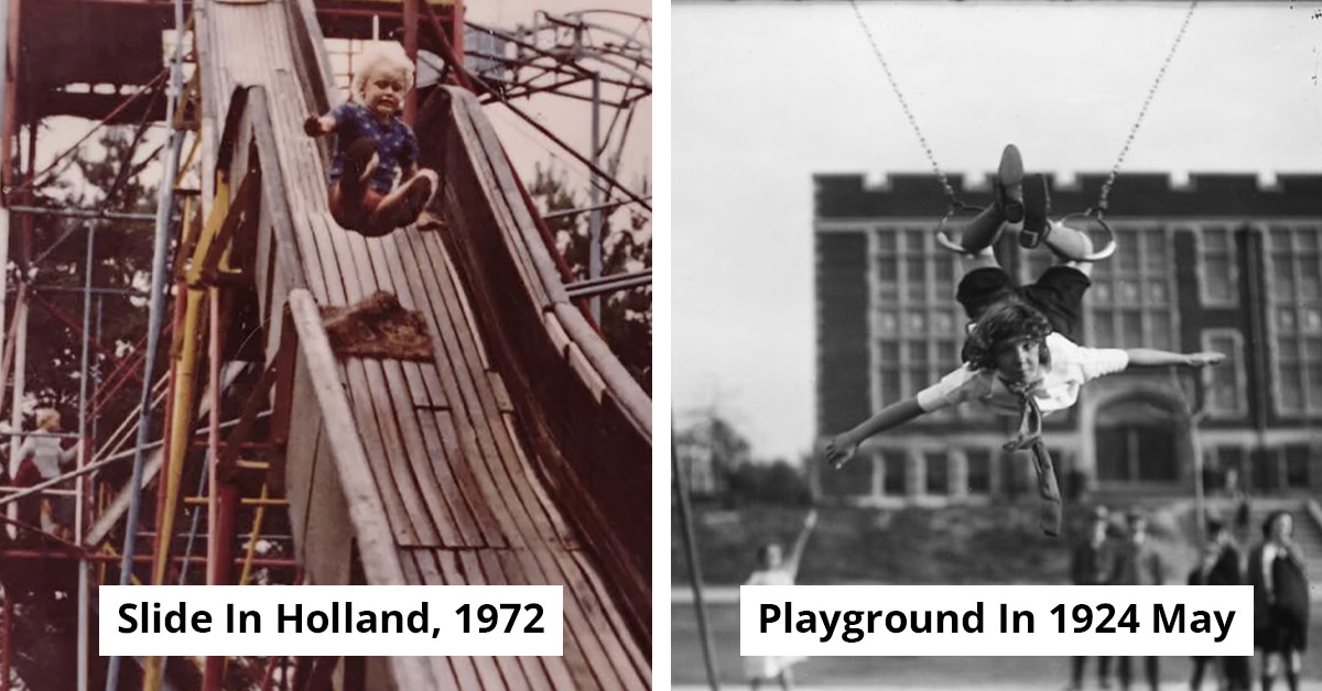 Back When Playgrounds Were Built for Survival - 30 Photos That Will Make You Smile And Remember