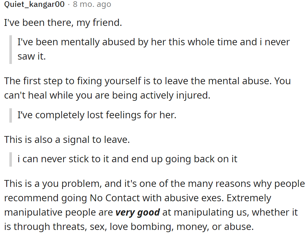 This Redditor shares his experiences: