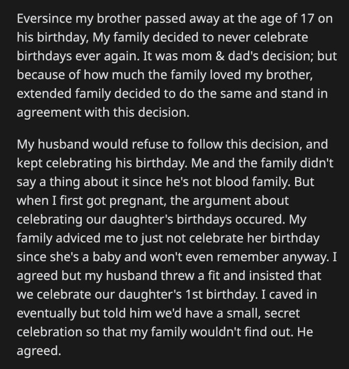 OP was shocked, dropped the call, and immediately went to confront her husband