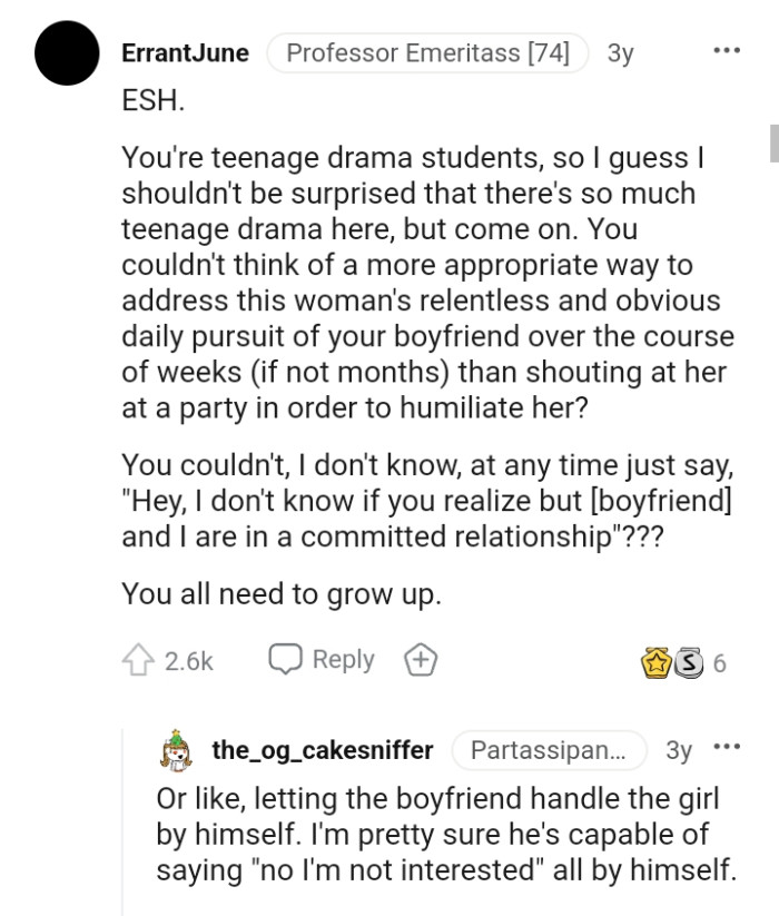 There's so much teenage drama here