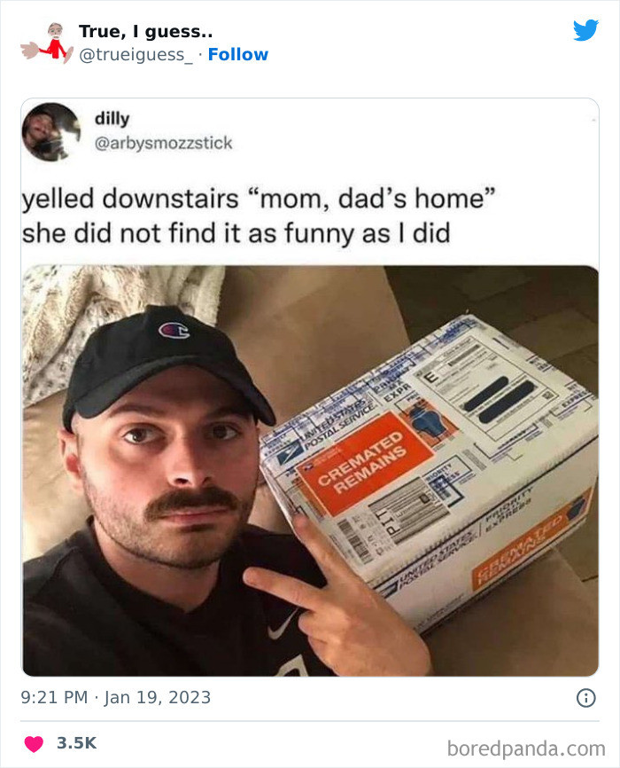 26. Dad is home