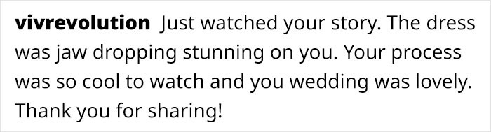 The process was so cool to watch