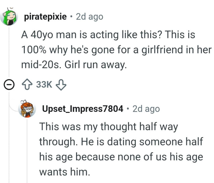 Let's head into the comments section and find out what other Redditors have to say about the story