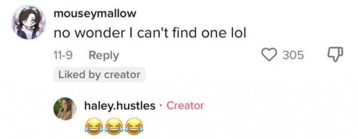 Some people found it amusing and began making jokes in the comments about her 'stealing' all the at-home jobs.