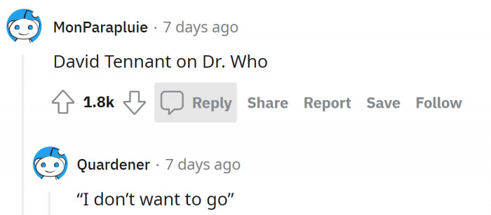 14. David Tennant from Doctor Who