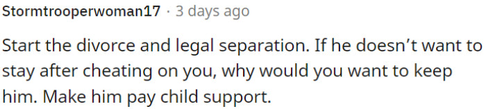 OP has to initiate divorce/legal separation