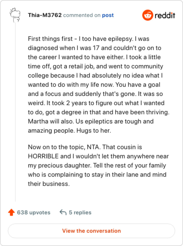 Let's Find Out What the Online Community Thinks About This Scenario