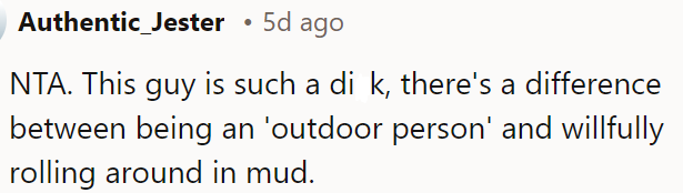 The OP is not the as*hole.