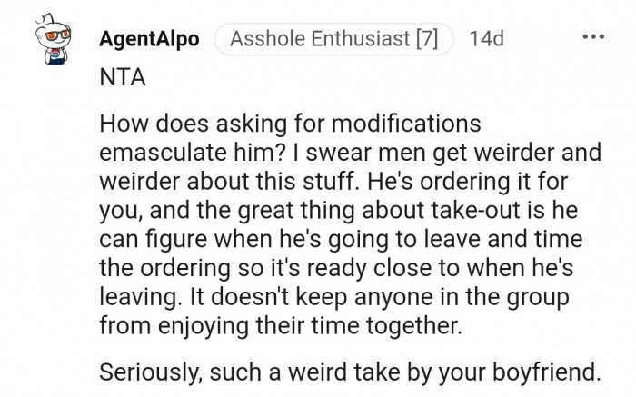 14. It's like they're trying to find excuses where there aren't any