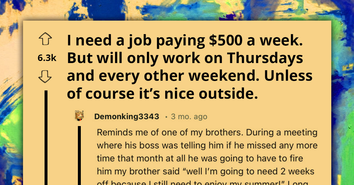 Daring Job Seeker Demands $500 A Week To Work On Thursdays, Might Work Few Weekends Depending On The Weather
