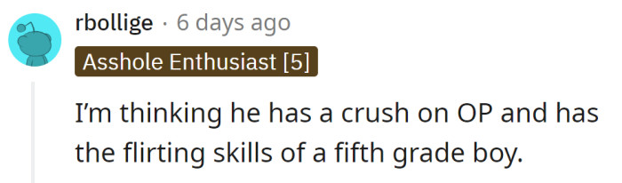 Well, it makes sense