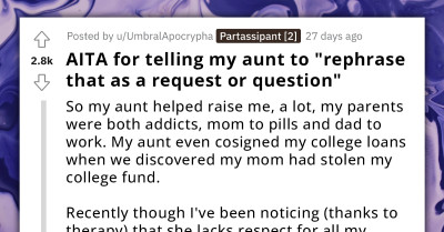 Redditor Called An 'Ingrate Brat' After Trying To Set Boundaries With His Aunt