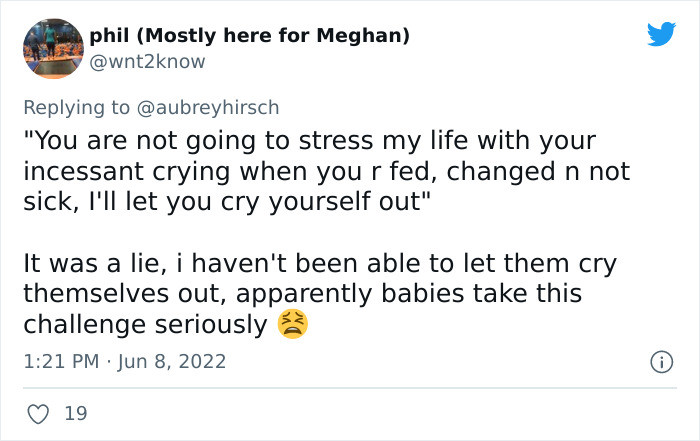 22. Babies take the crying challenge very seriously.