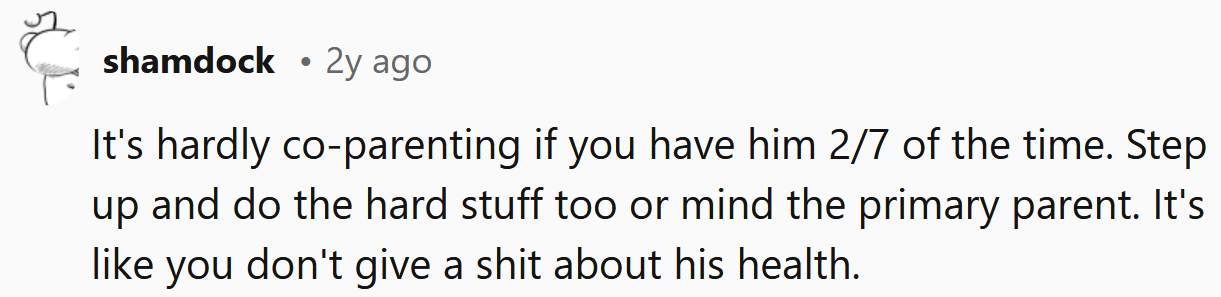 Do you even care about his health?