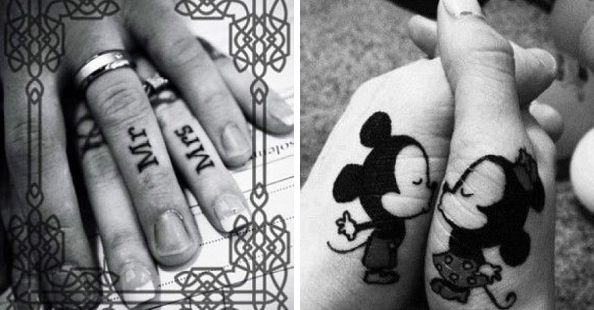 25 Creative Couple Tattoos Are So Lovely You'd Be Inspired To Get One With Your Partner