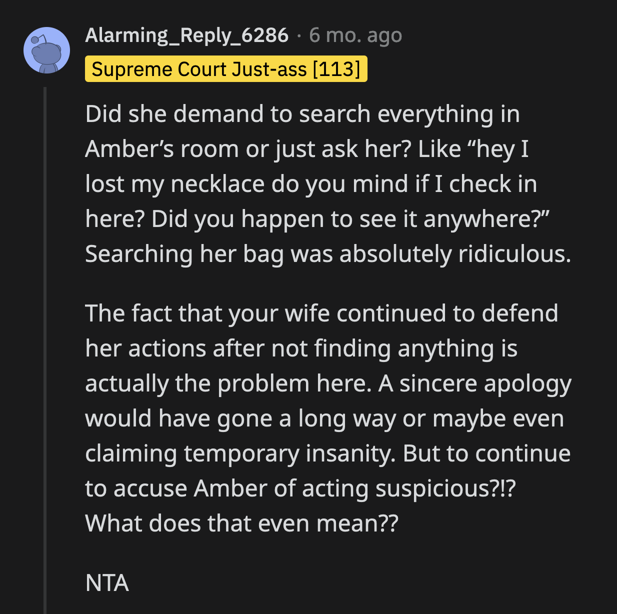 There was a way to look for the necklace in Amber's room without making her feel like a jewelry thief.