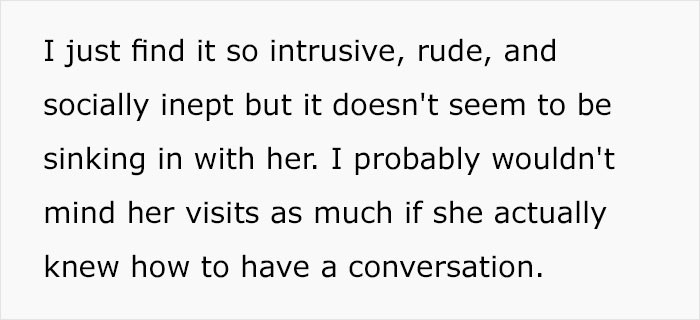 She just doesn't seem to get it.