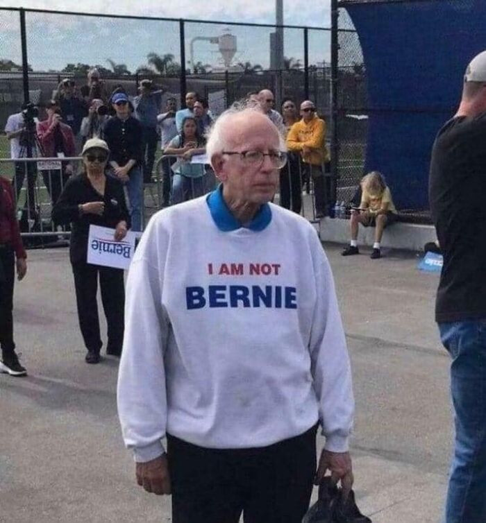 13. Nice try, Bernie. Everyone knows that's you.