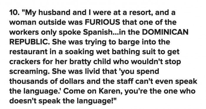 That is a bold statement to drop in a Spanish-speaking country hosting you