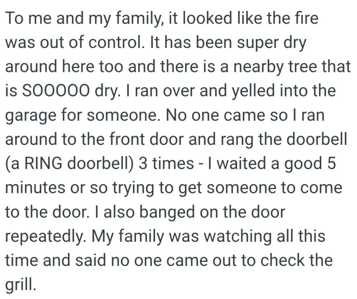 There is a nearby dry tree