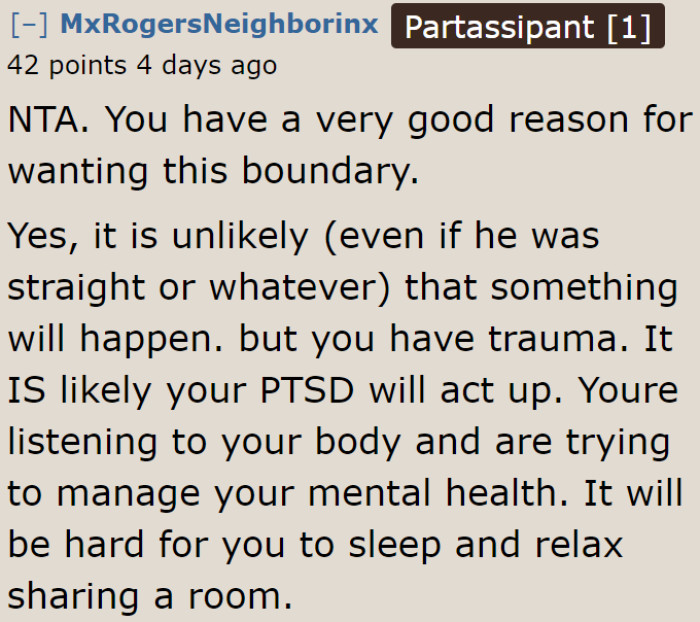 The mom isn't thinking about her daughter's well-being.