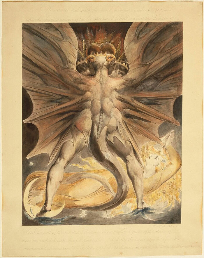 "The Great Red Dragon And The Woman Clothed In Sun," CA. 1803–1805