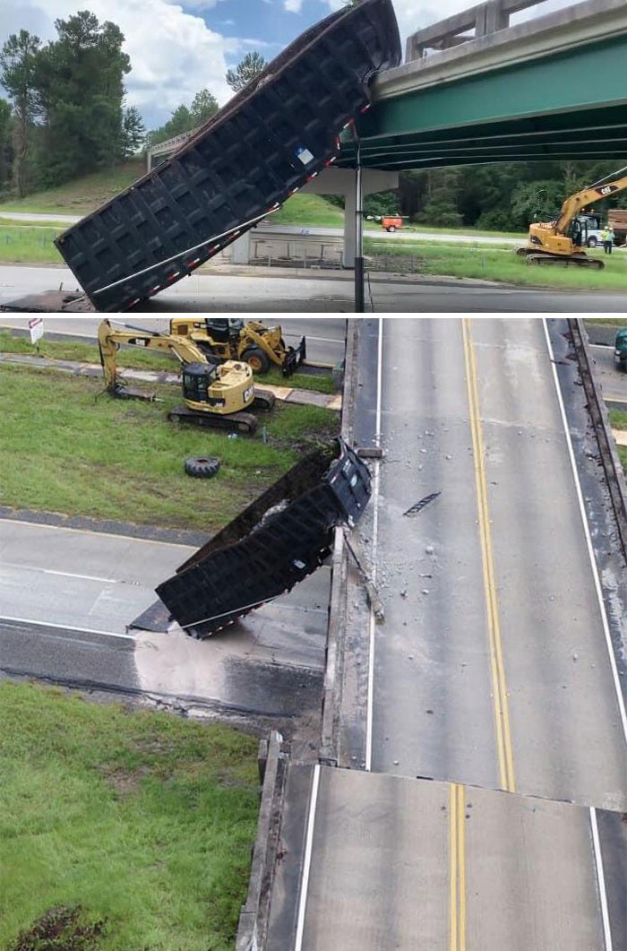 21. Truck Crash Shifted The Bridge 6 Feet