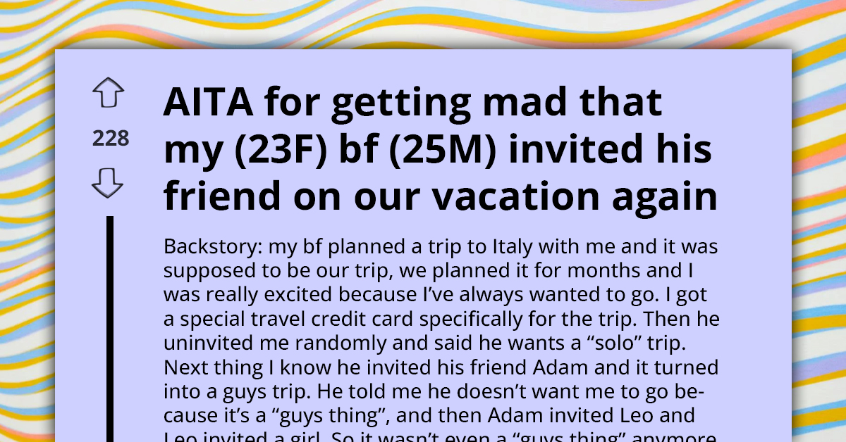 Lady Cries Out As Her Boyfriend Invites His Friend Again To Vacation He Planned For Them Only
