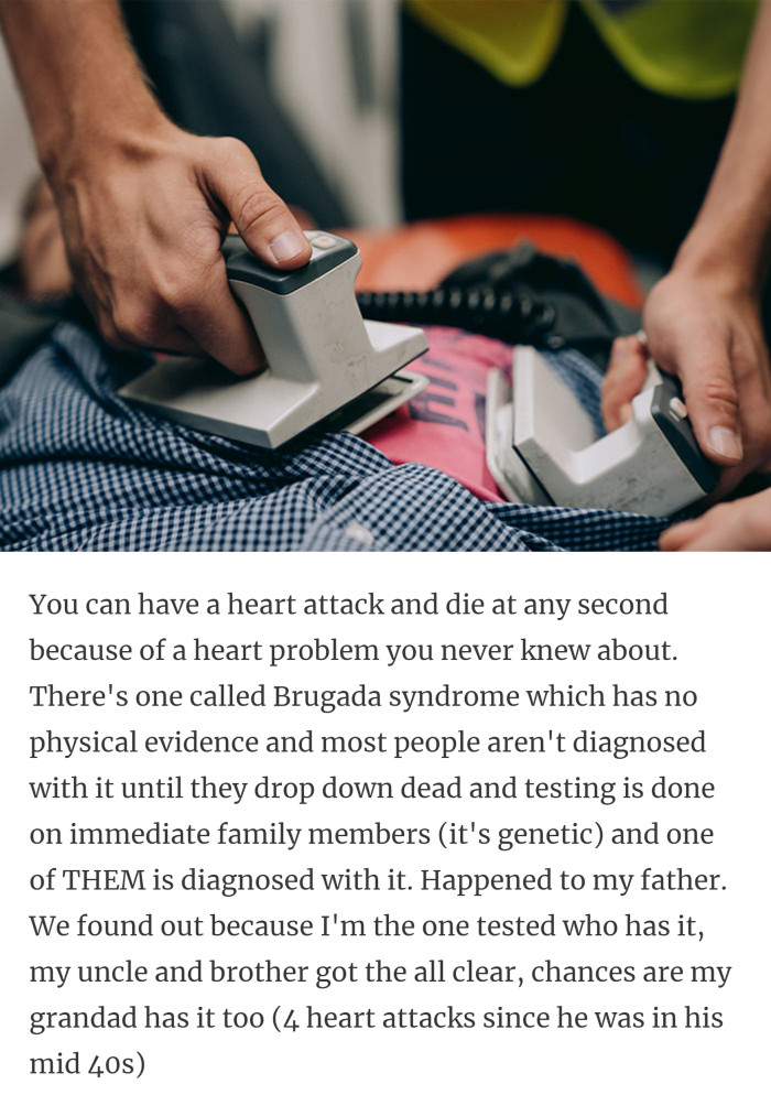 34. Checkup is a must.