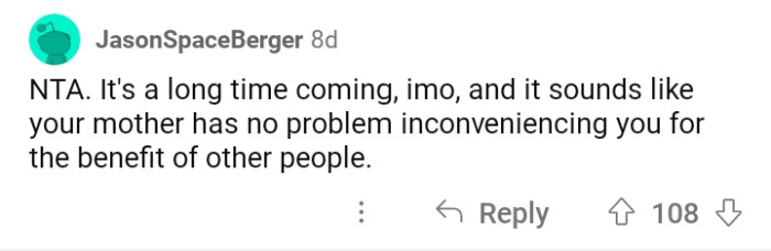 She's probably a people pleaser.