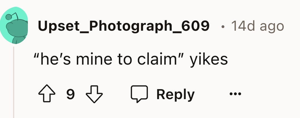 Big red flag right there!