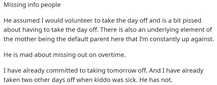 The OP added more info: