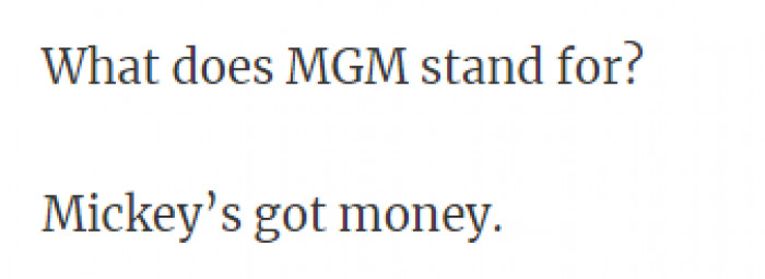42. Who's got Mickey's location?