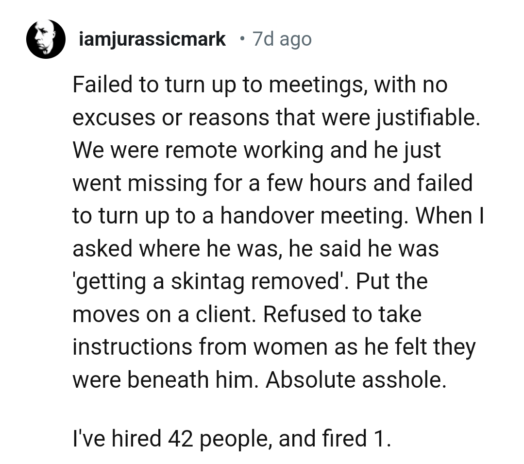 11. Putting the moves on a client is not allowed