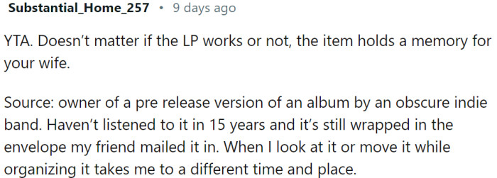 This Redditor didn't spare OP: