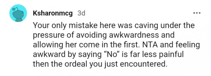 Saying no would have solved all these problems